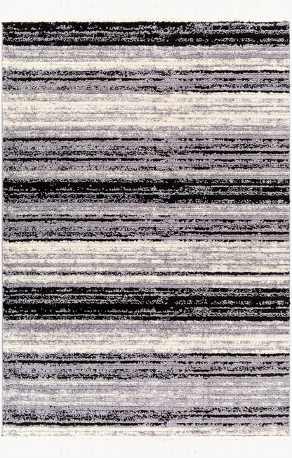 Alfombra tejida a máquina Casablanca Shag CAG-2304 de 2,7 x 3,6 m