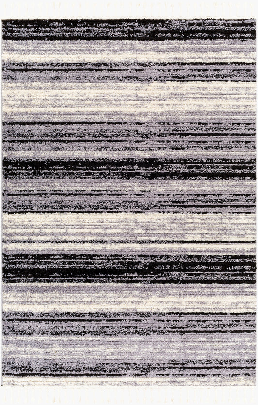 Alfombra tejida a máquina Casablanca Shag CAG-2304 de 2,7 x 3,6 m