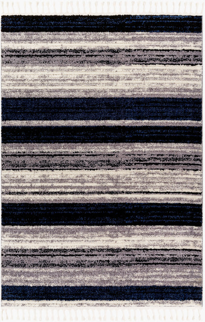 Alfombra tejida a máquina Casablanca Shag CAG-2310 de 2,7 x 3,6 m