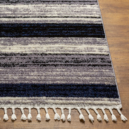 Alfombra tejida a máquina Casablanca Shag CAG-2310 de 2,7 x 3,6 m