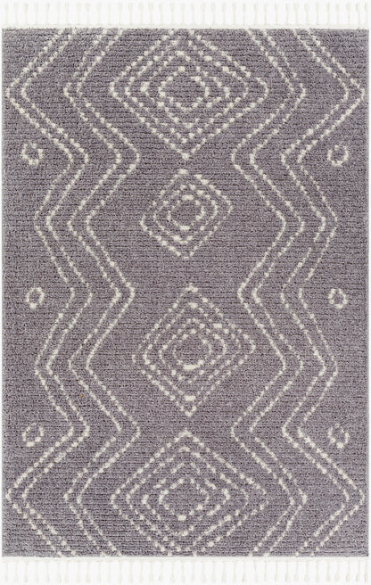 Alfombra tejida a máquina Casablanca Shag CAG-2314 de 2,7 x 3,6 m