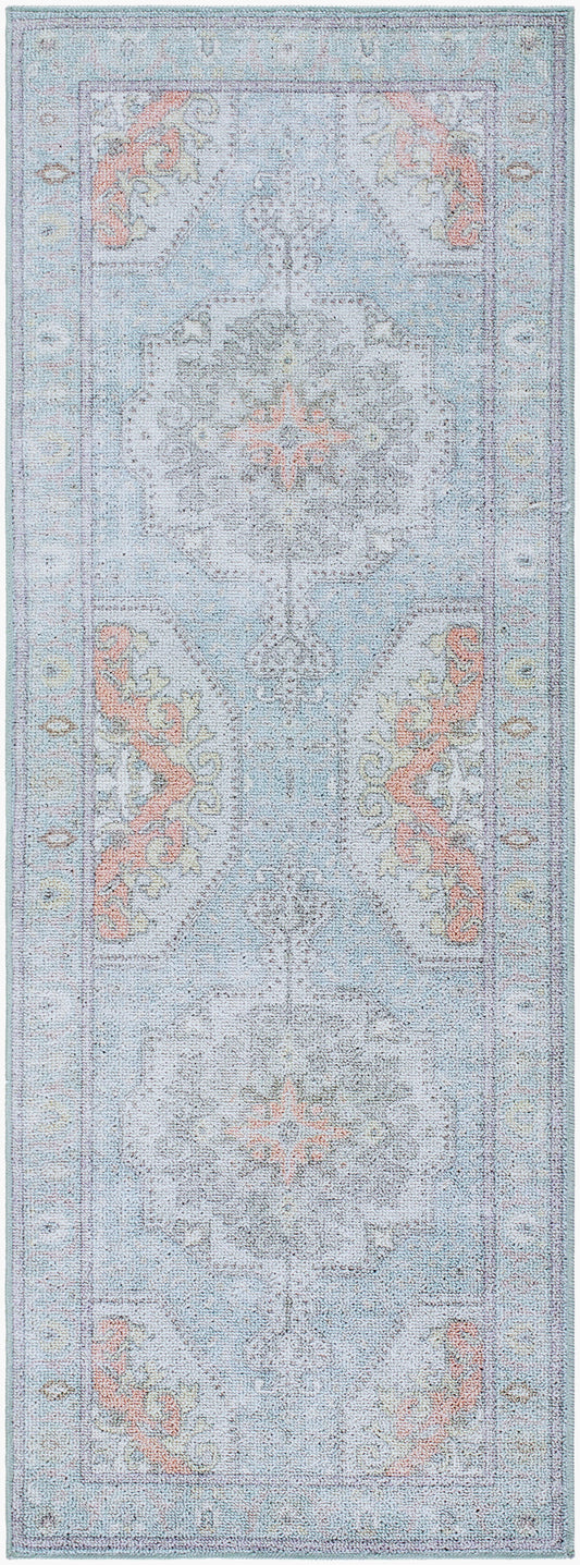 Calhoun CAH-2300 7ft Runner Machine Woven Washable Runner Rug