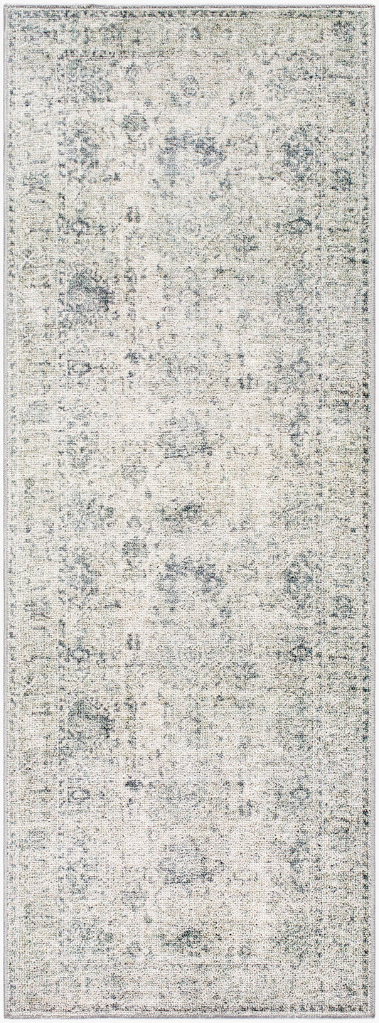 Calhoun CAH-2301 7ft Runner Machine Woven Washable Runner Rug