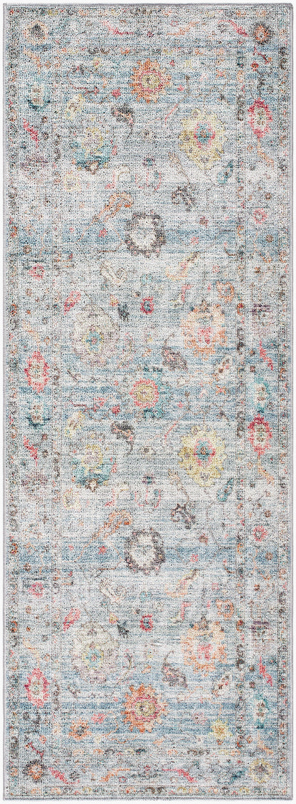 Calhoun CAH-2302 7ft Runner Machine Woven Washable Runner Rug