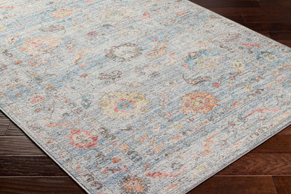 Calhoun CAH-2302 7ft Runner Machine Woven Washable Runner Rug