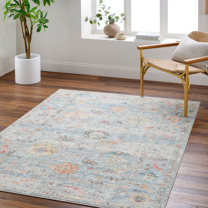 Calhoun CAH-2302 7ft Runner Machine Woven Washable Runner Rug