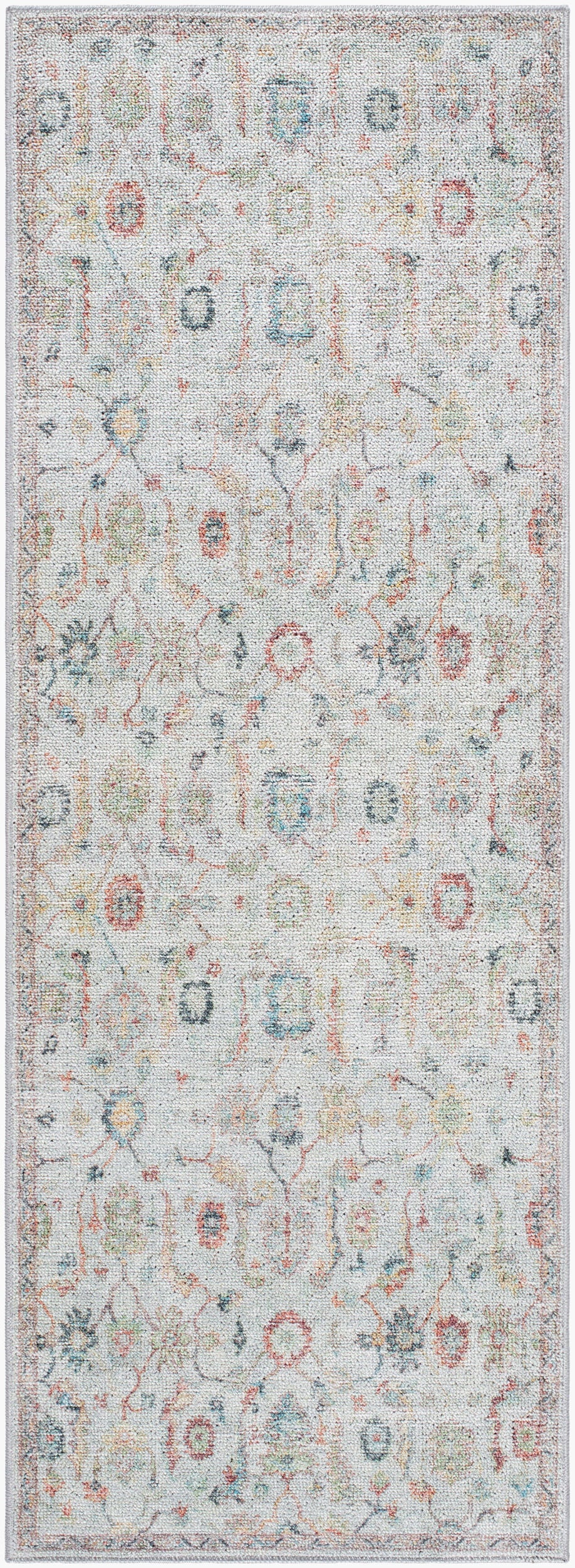 Calhoun CAH-2303 7ft Runner Machine Woven Washable Runner Rug