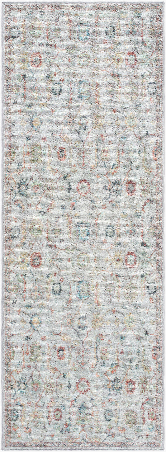 Calhoun CAH-2303 7ft Runner Machine Woven Washable Runner Rug