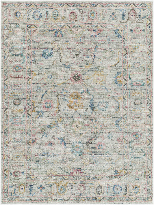 Calhoun CAH-2304 3' x 4' Machine Woven Washable Accent Rug