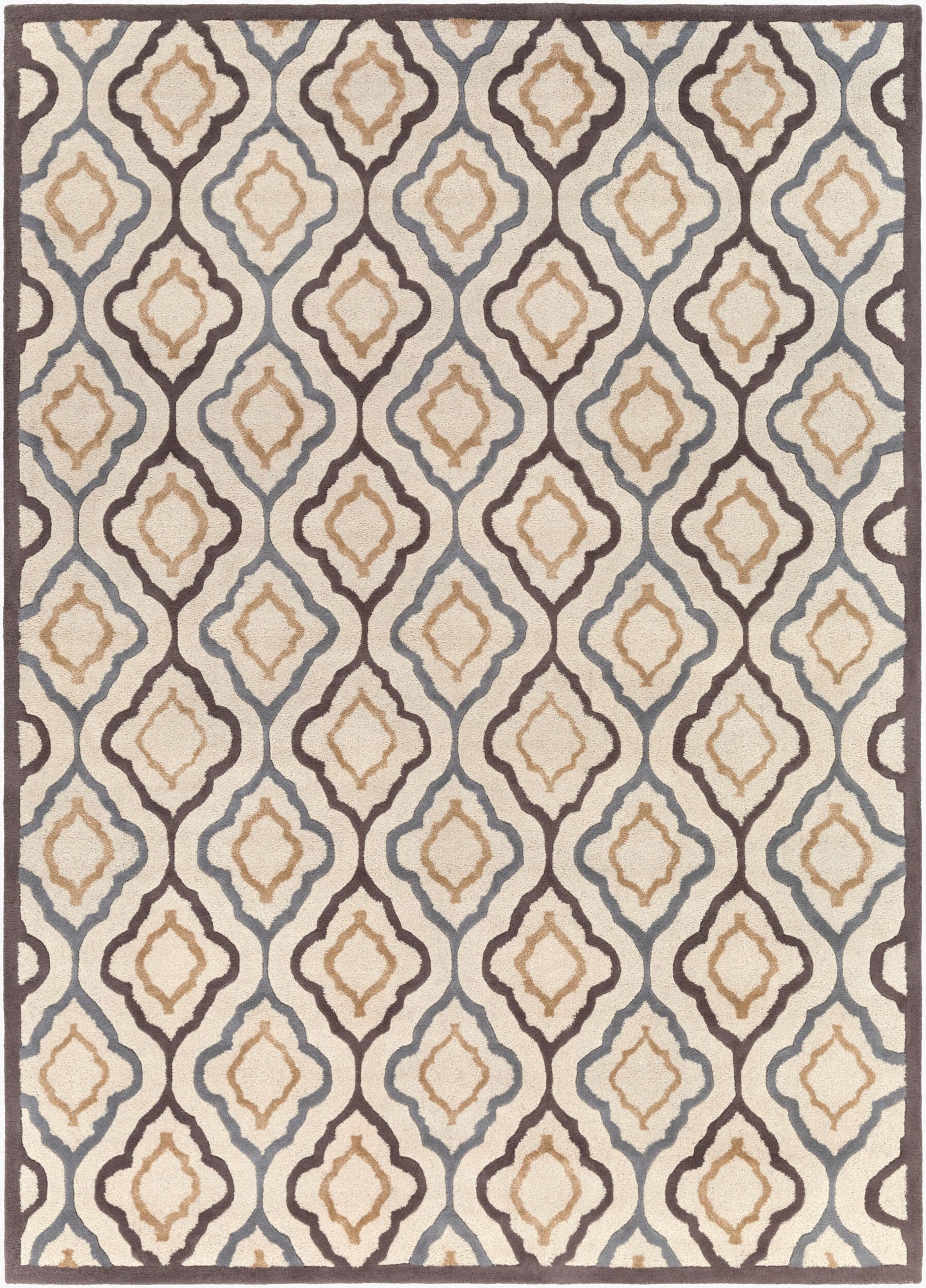 Alfombra de lana hecha a mano Modern Classics CAN-2024 de 2,7 x 3,6 m