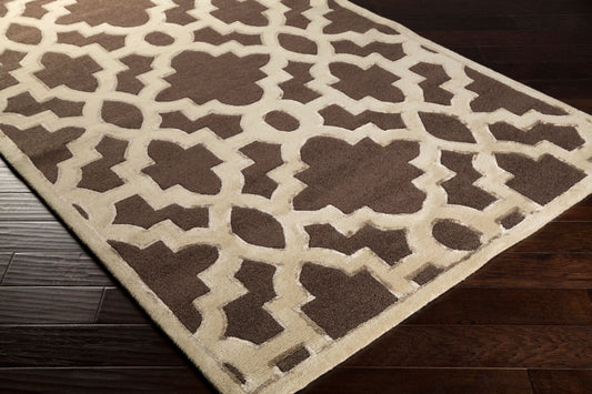 Alfombra de lana hecha a mano Modern Classics CAN-2035 de 2,7 x 3,6 m