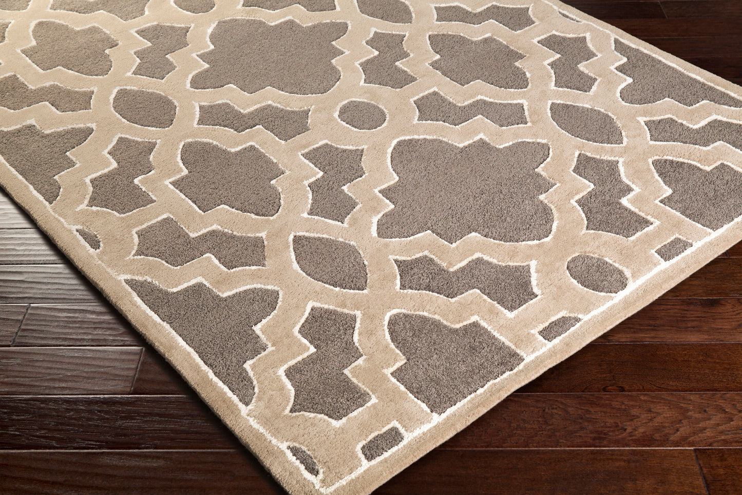 Alfombra de lana hecha a mano Modern Classics CAN-2037 de 2,7 x 3,6 m