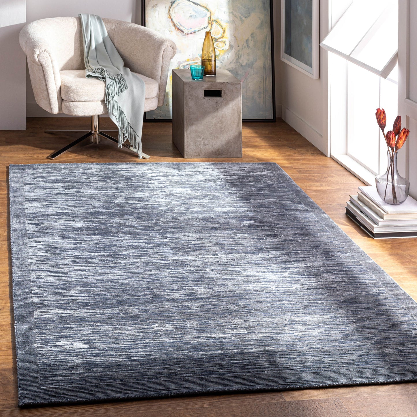Capri CAP-2307 8ft Runner Handmade Runner Rug