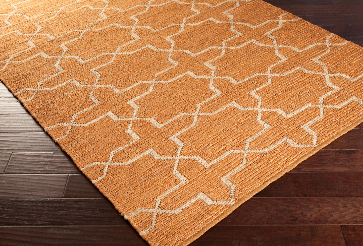 Alfombra de yute hecha a mano Canyon CAY-7000 de 8' x 11'