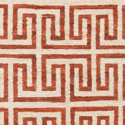 Alfombra decorativa de yute hecha a mano Columbia CBA-118 de 2' x 3'