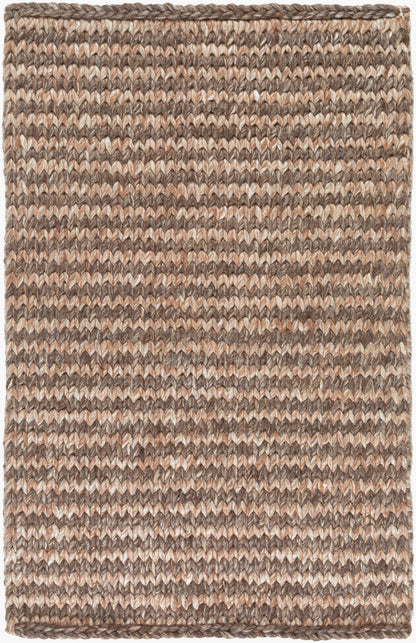 Alfombra decorativa hecha a mano Cable CBL-7001 de 2' x 3'