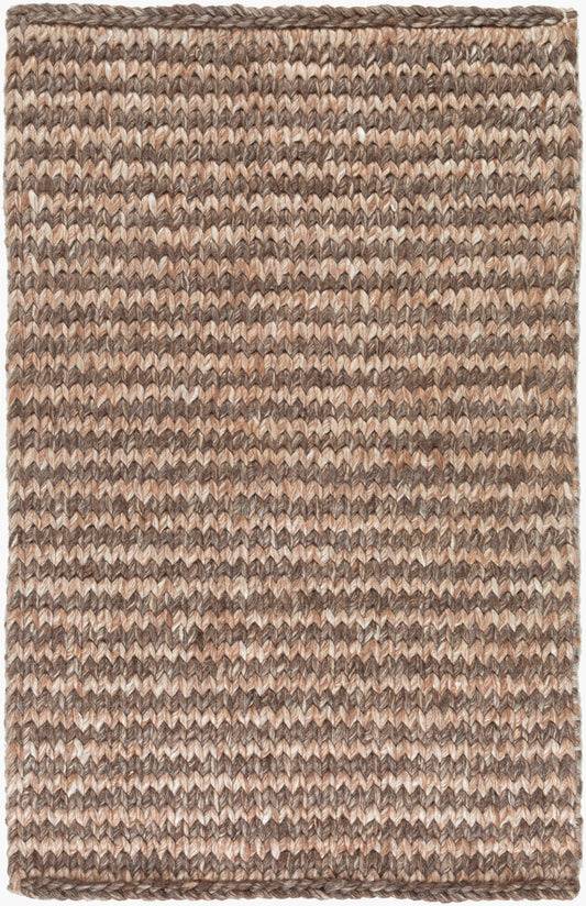 Alfombra decorativa hecha a mano Cable CBL-7001 de 2' x 3'