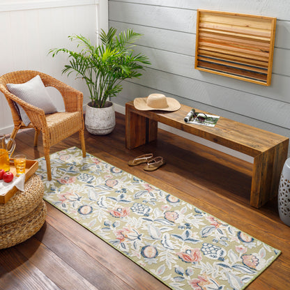 Alfombra de corredor tejida a máquina Cabo CBO-2300 de 2,13 m para interiores y exteriores