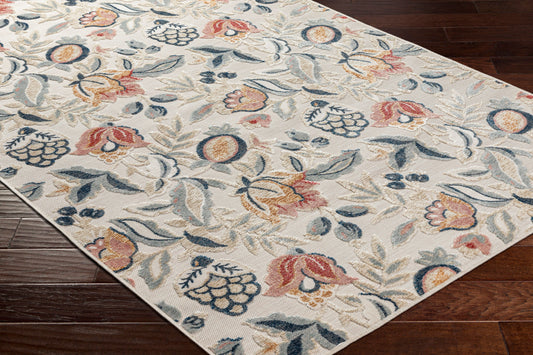 Cabo CBO-2303 Alfombra decorativa tejida a máquina para interiores y exteriores de 2' x 3'