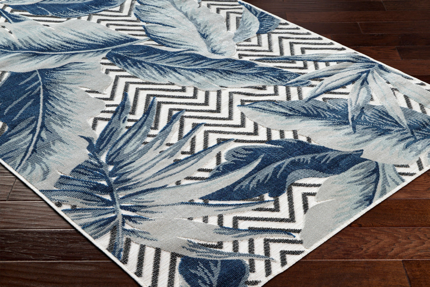 Cabo CBO-2305 7ft Runner Machine Woven Indoor/Outdoor Runner Rug