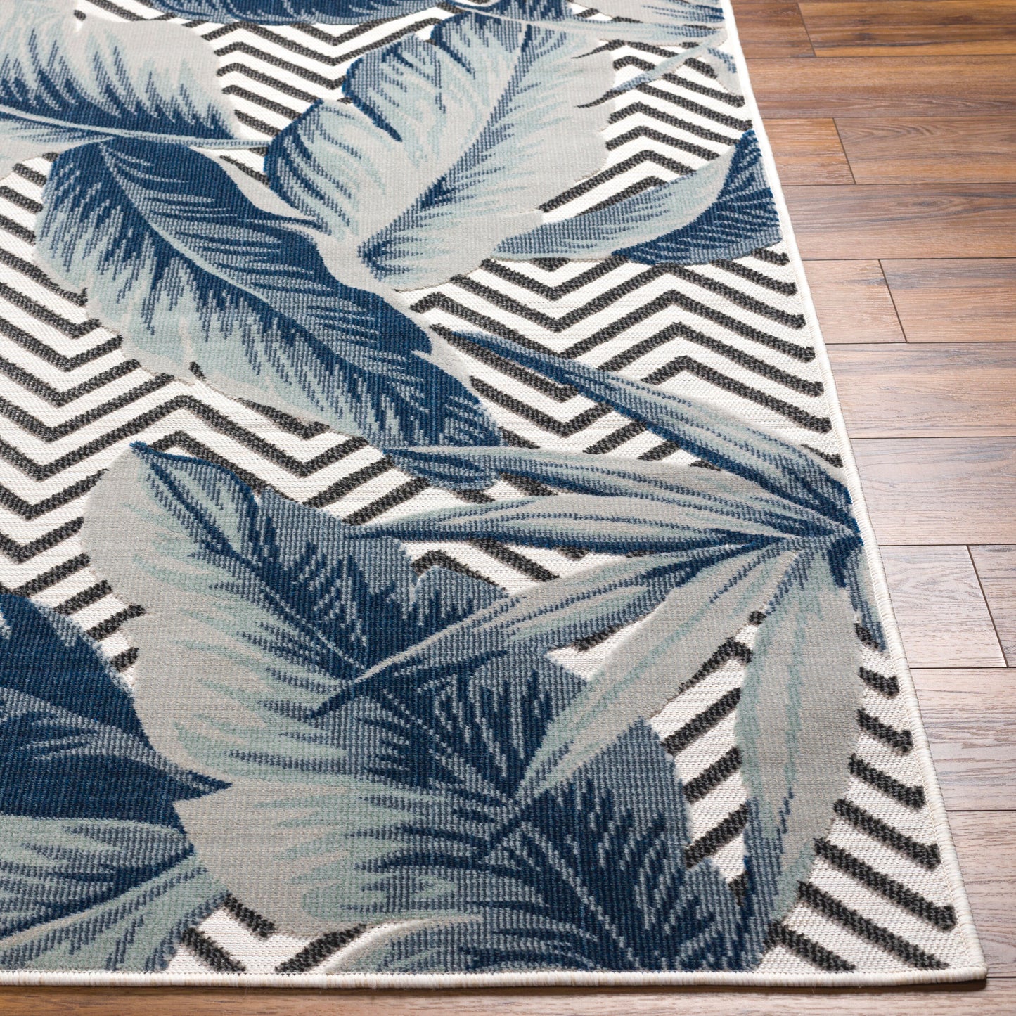 Cabo CBO-2305 7ft Runner Machine Woven Indoor/Outdoor Runner Rug