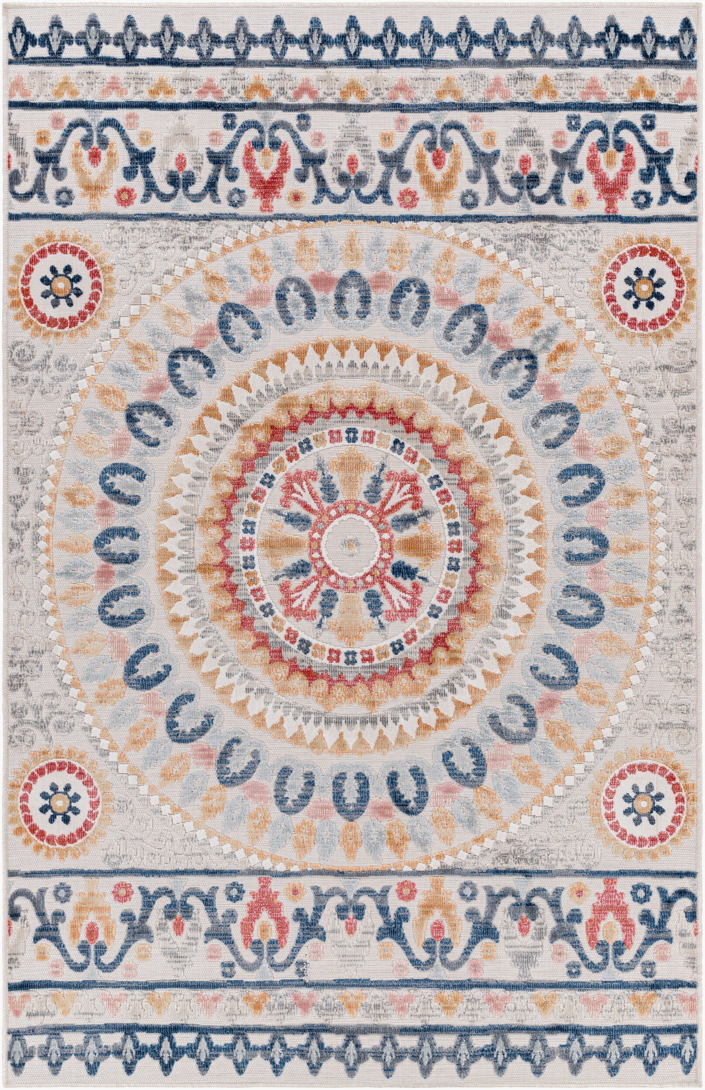 Alfombra tejida a máquina para interior y exterior Cabo CBO-2310 de 1,83 m x 2,74 m