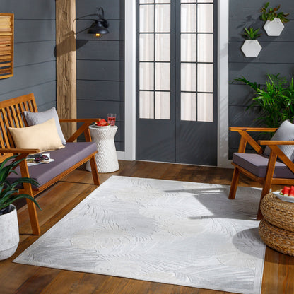 Alfombra tejida a máquina para interior y exterior Cabo CBO-2311 de 8' x 10'