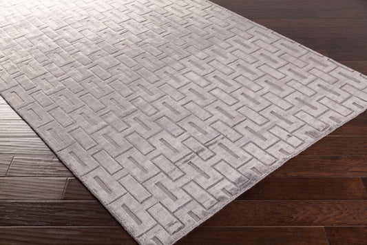 Castlebury CBY-7001 2' x 3' Handmade Faux Silk Accent Rug