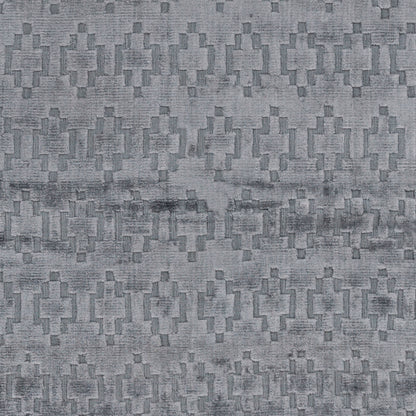 Alfombra decorativa de seda sintética hecha a mano Castlebury CBY-7002 de 2' x 3'