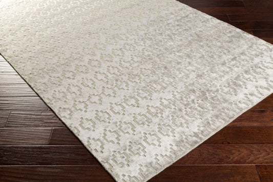 Castlebury CBY-7004 2' x 3' Handmade Faux Silk Accent Rug