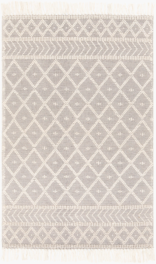 Alfombra de lana hecha a mano Casa DeCampo CDC-2304 de 1,52 m x 2,13 m
