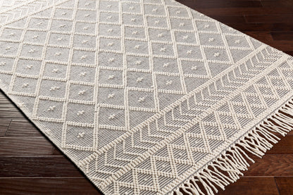 Alfombra decorativa de lana hecha a mano Casa DeCampo CDC-2304 de 2' x 3'