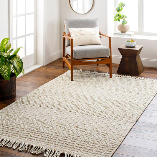 Casa DeCampo CDC-2308 2' x 3' Handmade Wool Accent Rug