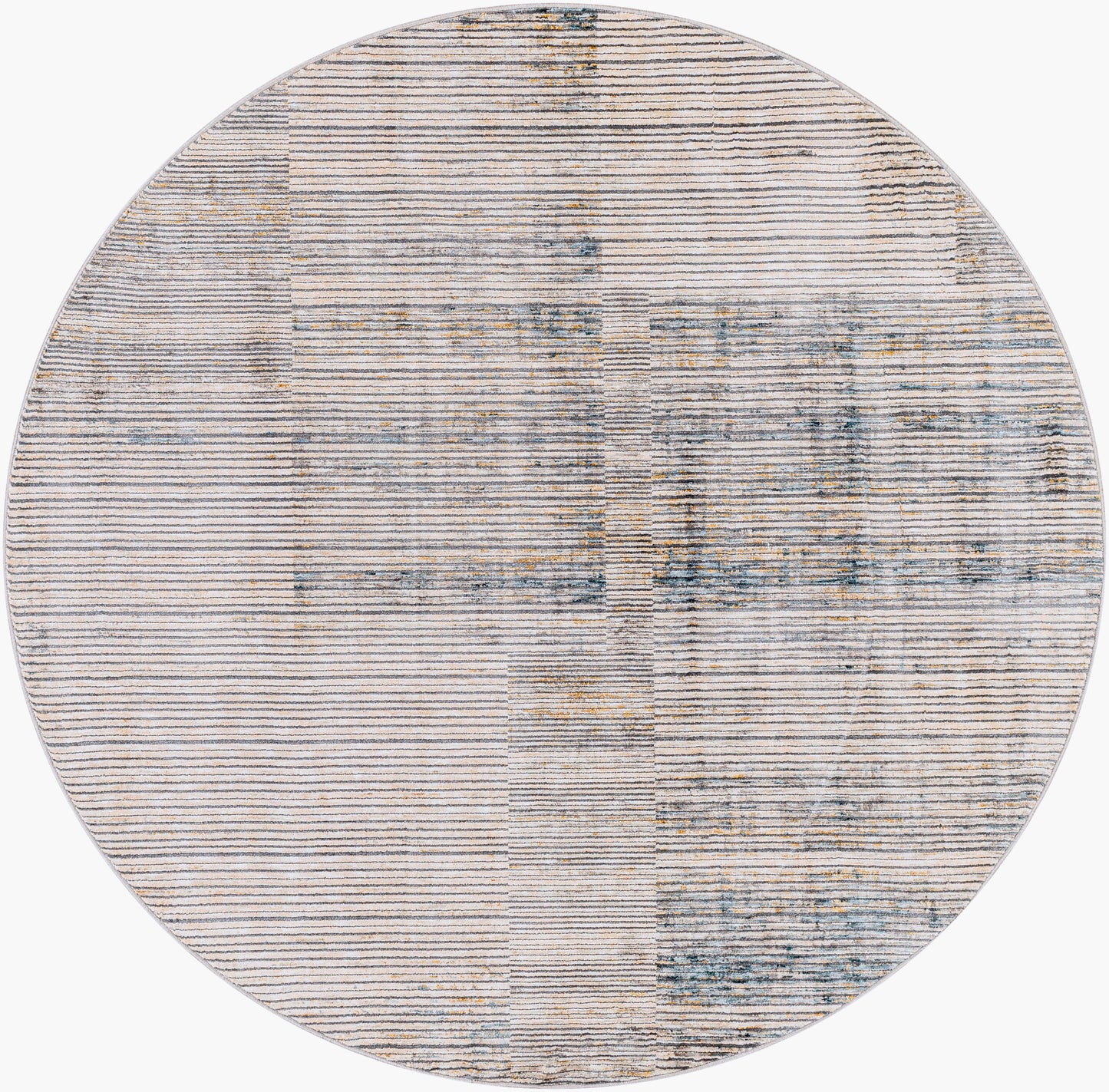 Cardiff CDF-2311 5ft Round Machine Woven Area Rug