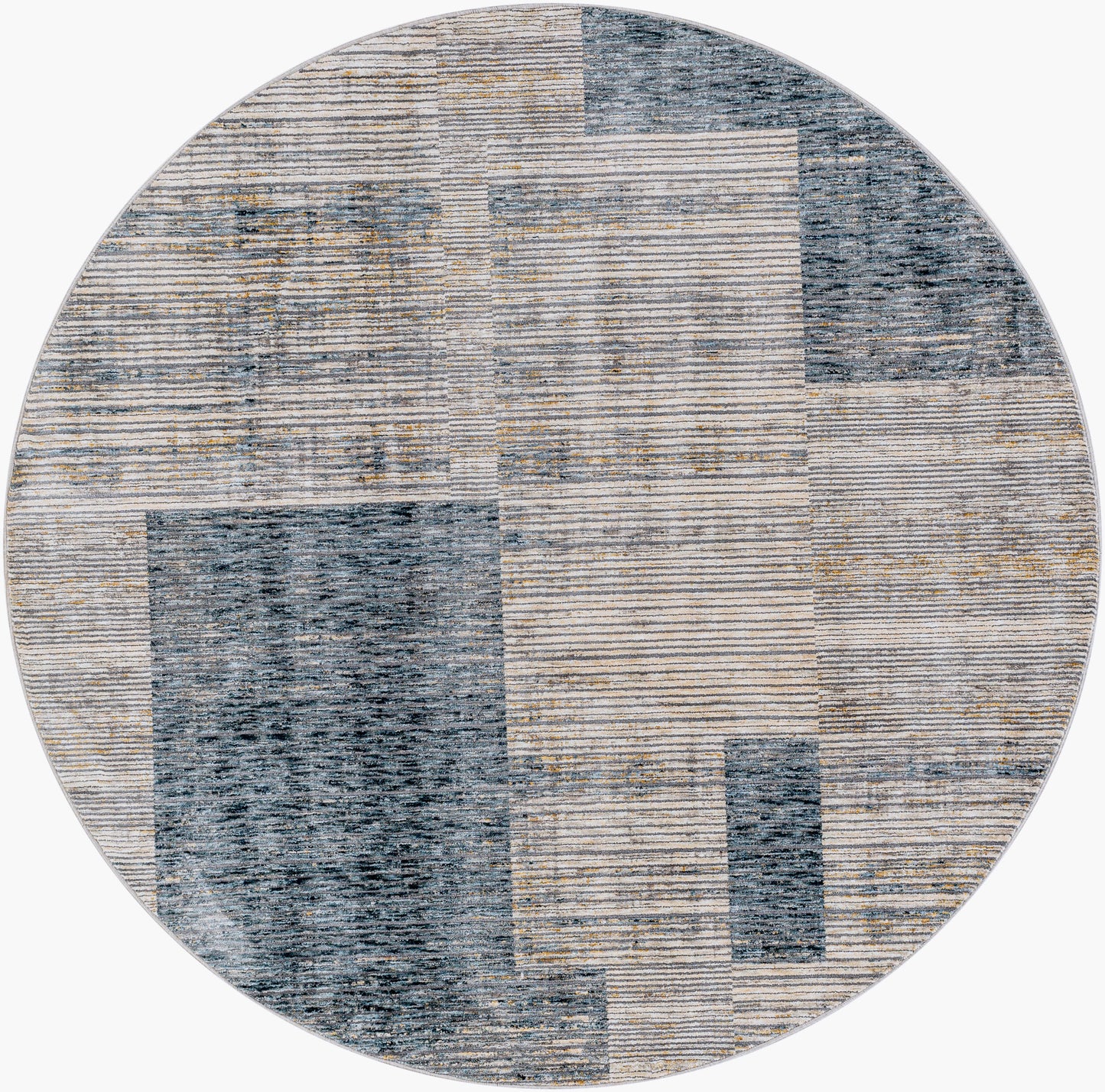 Cardiff CDF-2312 5ft Round Machine Woven Area Rug