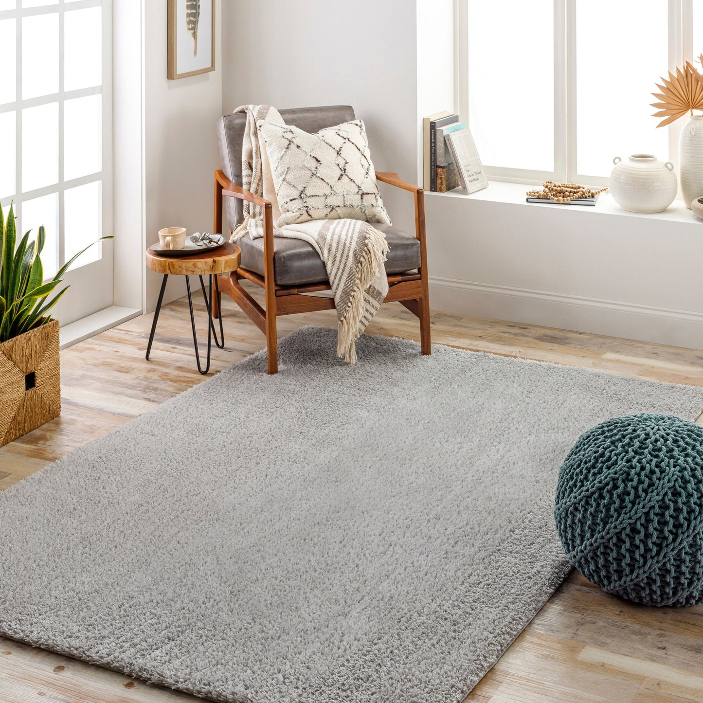 Cloudy Shag CDG-2303 8' x 10' Machine Woven Area Rug