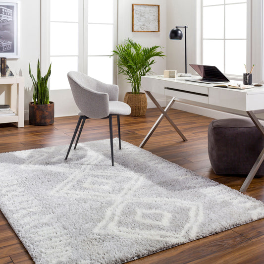 Cloudy Shag CDG-2312 5' x 7' Machine Woven Area Rug