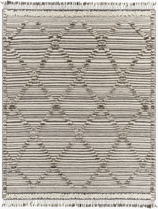 Alfombra de lana hecha a mano Cadiz CDZ-2300 de 2,44 m x 3,05 m