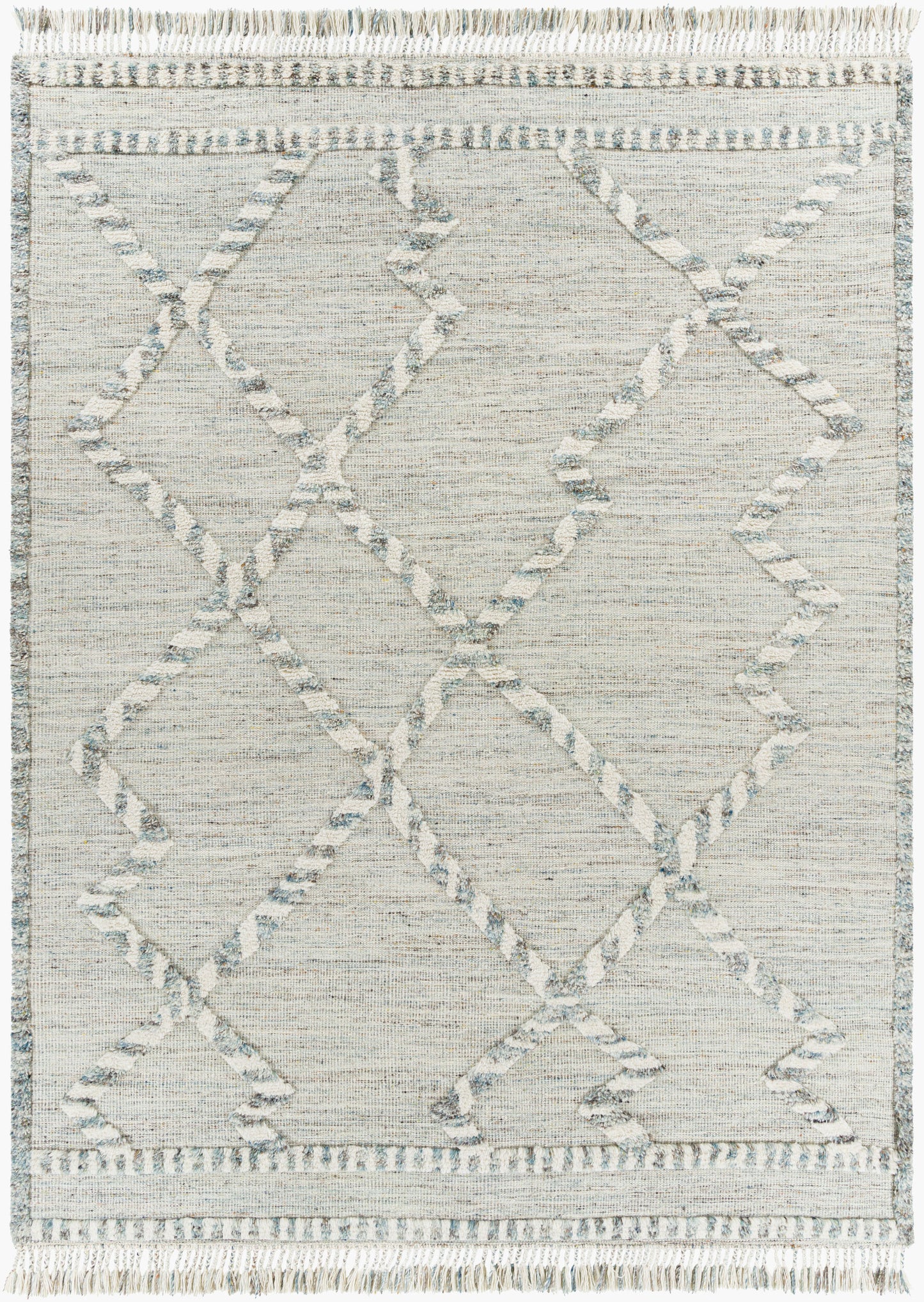 Alfombra de lana hecha a mano Cádiz CDZ-2301 de 8' x 10'