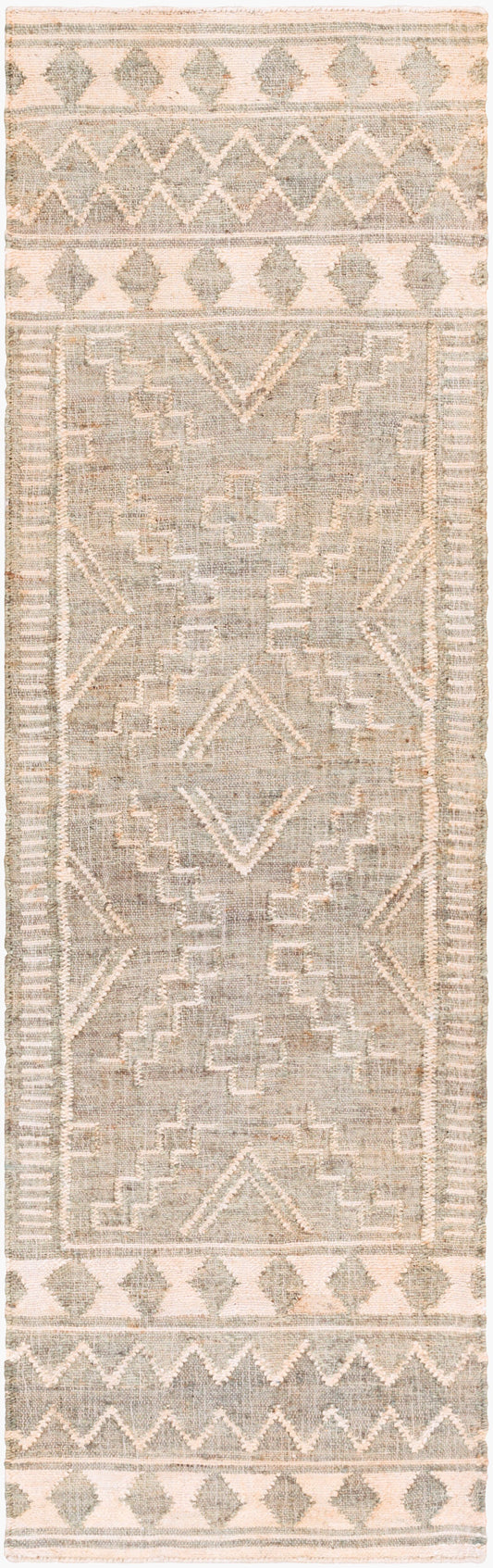 Cadence CEC-2301 8ft Runner Handmade Jute Runner Rug