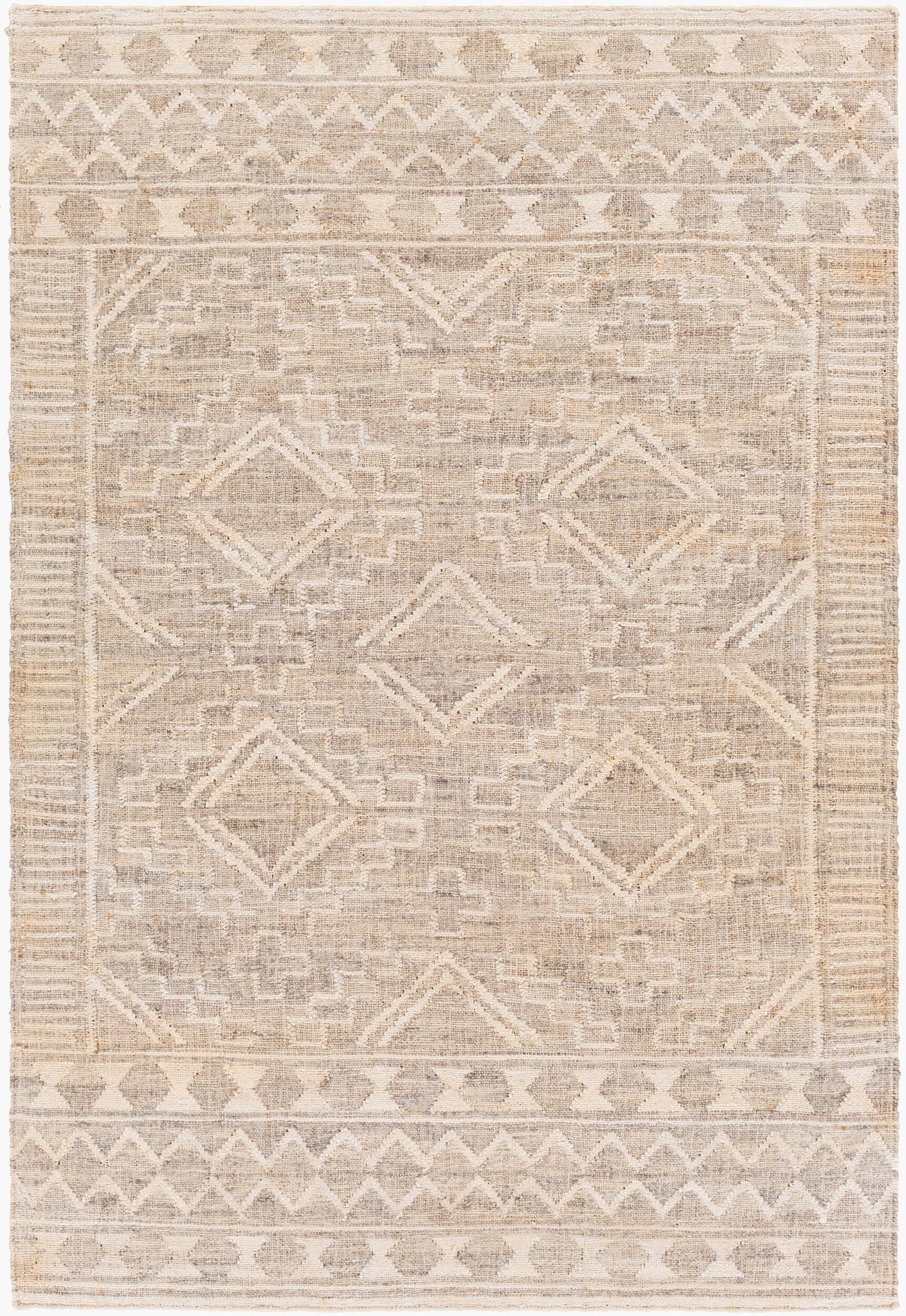 Alfombra de yute hecha a mano Cadence CEC-2301 de 2,7 x 3,6 m
