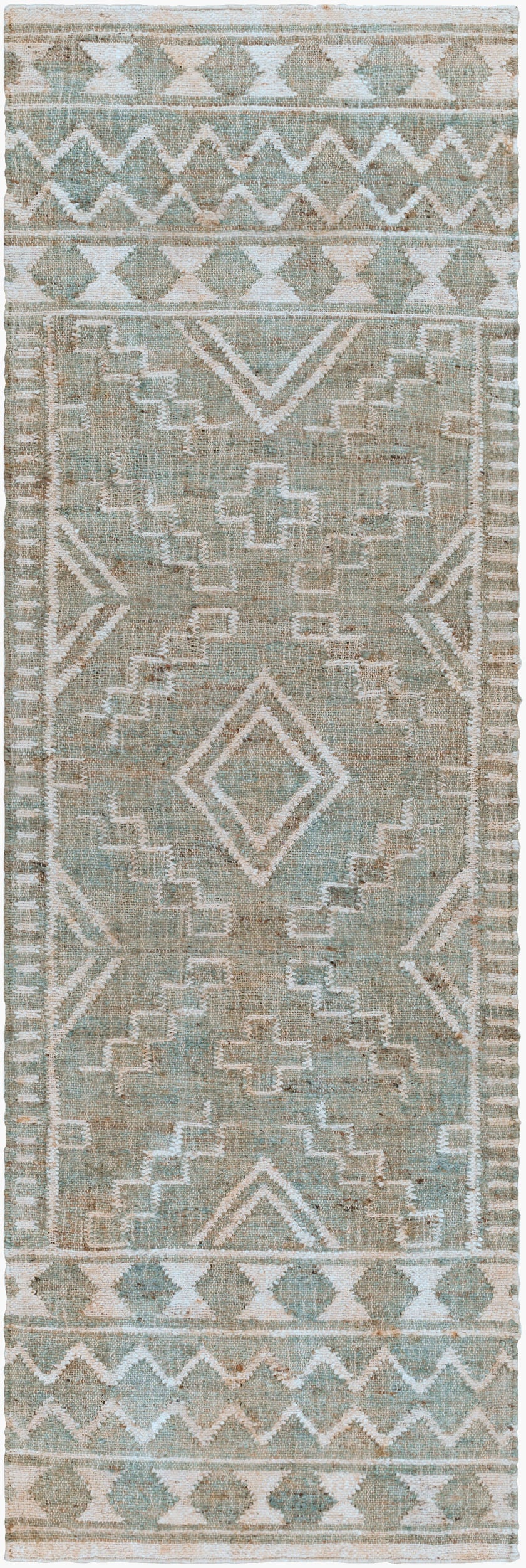 Cadence CEC-2302 8ft Runner Handmade Jute Runner Rug