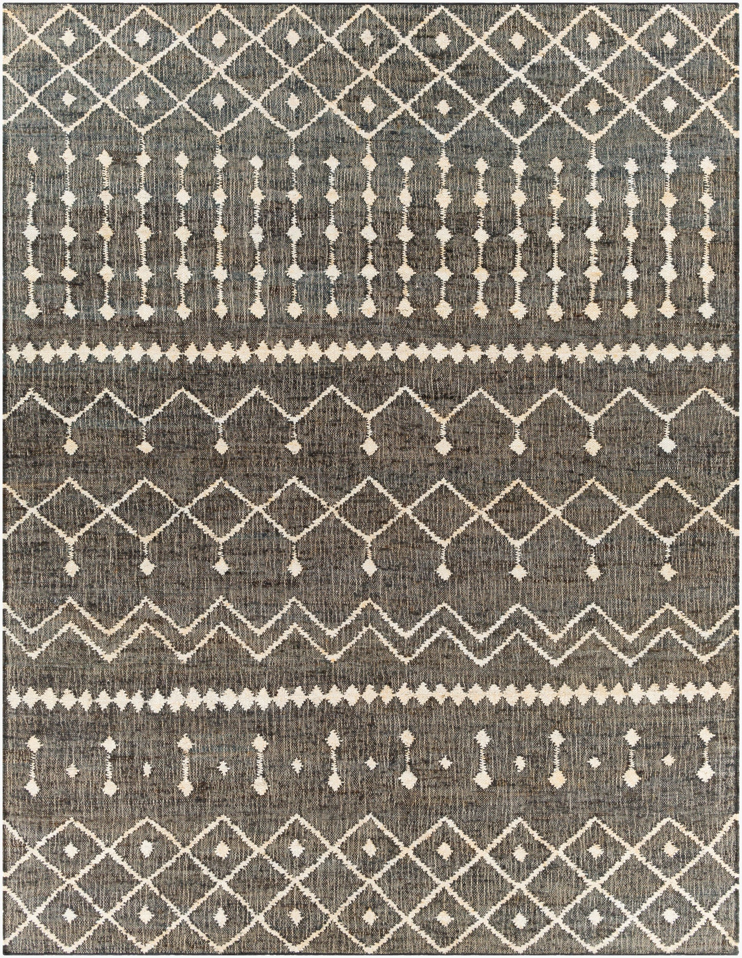 Alfombra de yute hecha a mano Cadence CEC-2303 de 8' x 10'