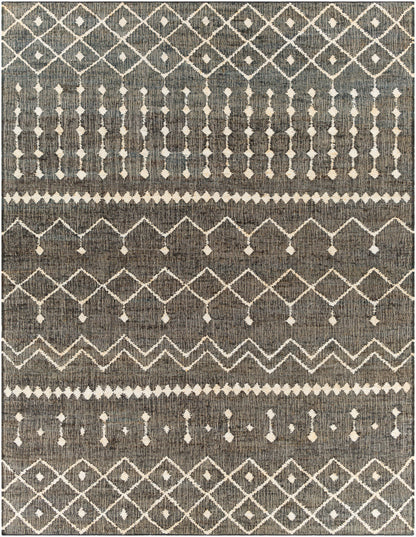 Alfombra de yute hecha a mano Cadence CEC-2303 de 8' x 10'