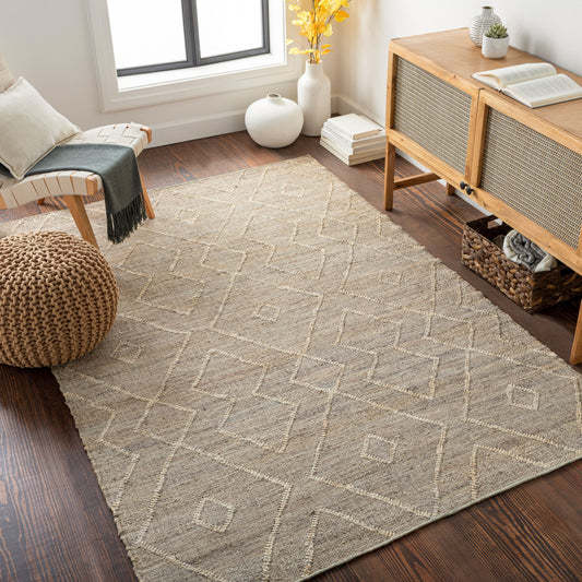 Cadence CEC-2307 10' x 14' Handmade Jute Area Rug