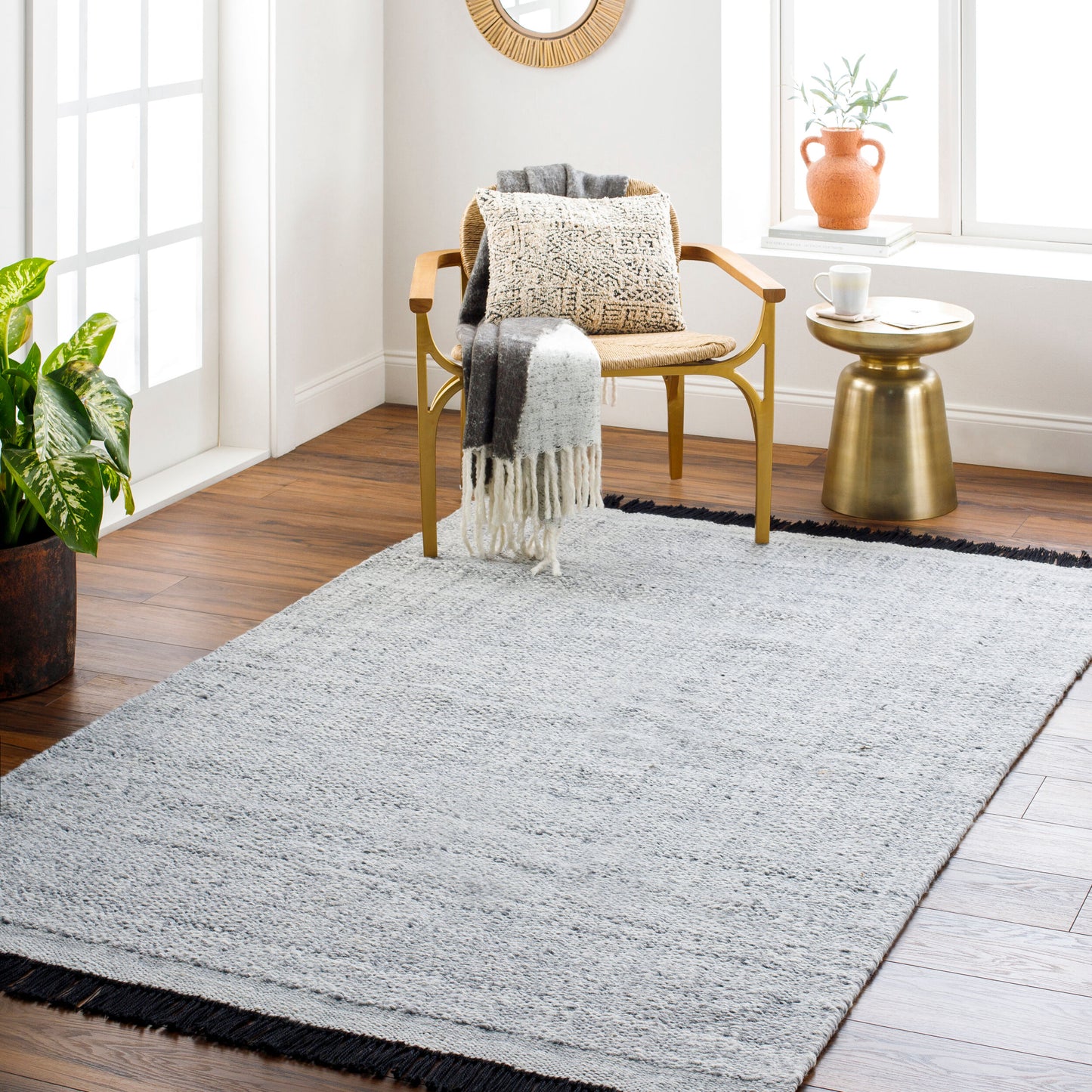 Clover CEV-2300 2' x 3' Handmade Recyled Accent Rug
