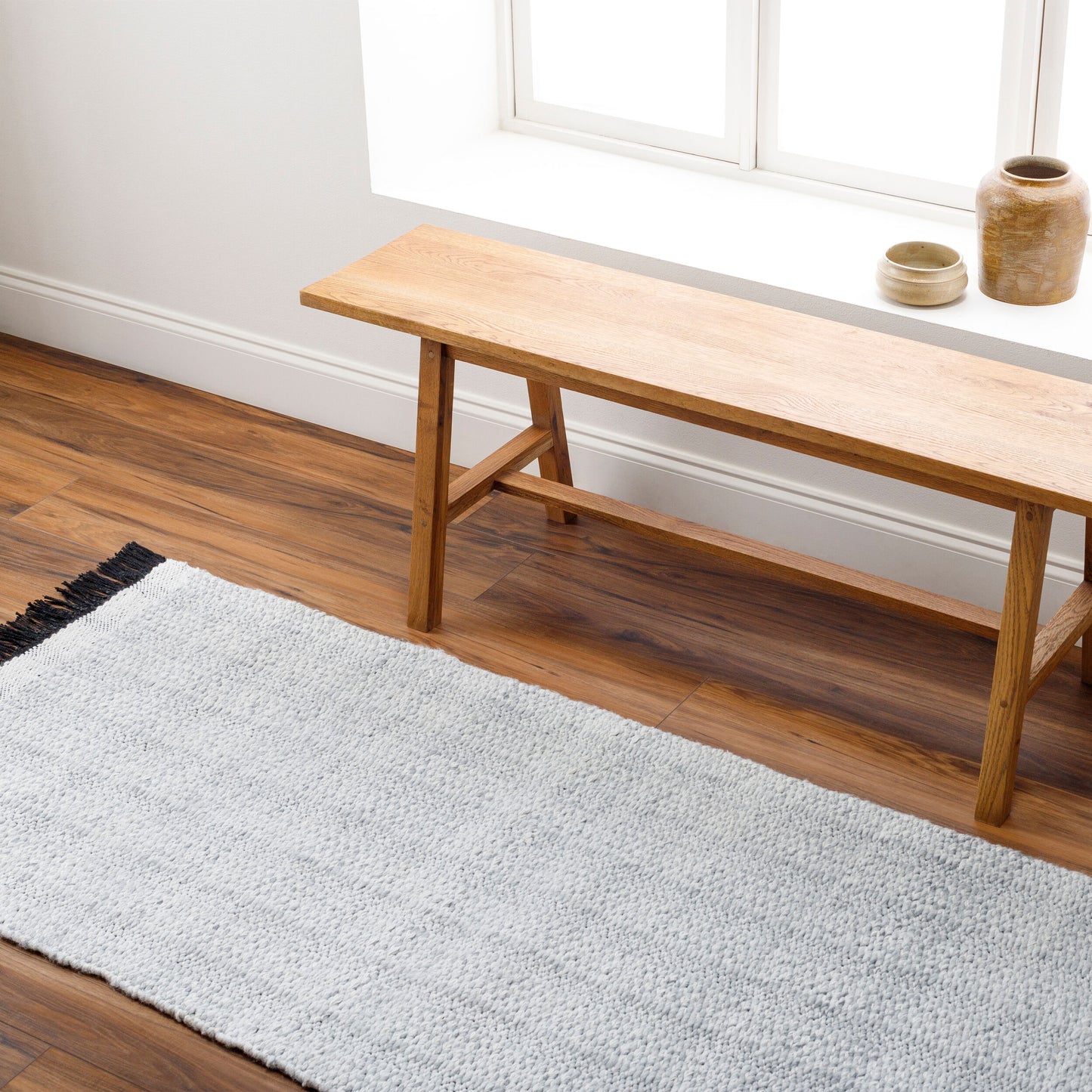 Clover CEV-2300 8ft Runner Handmade Recyled Runner Rug