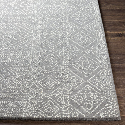 Alfombra de lana hecha a mano Corfu CFU-2301 de 2,7 x 3,6 m