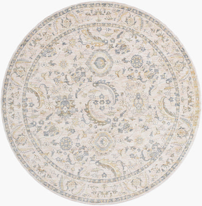Chicago CHG-2300 6ft Round Machine Woven Area Rug