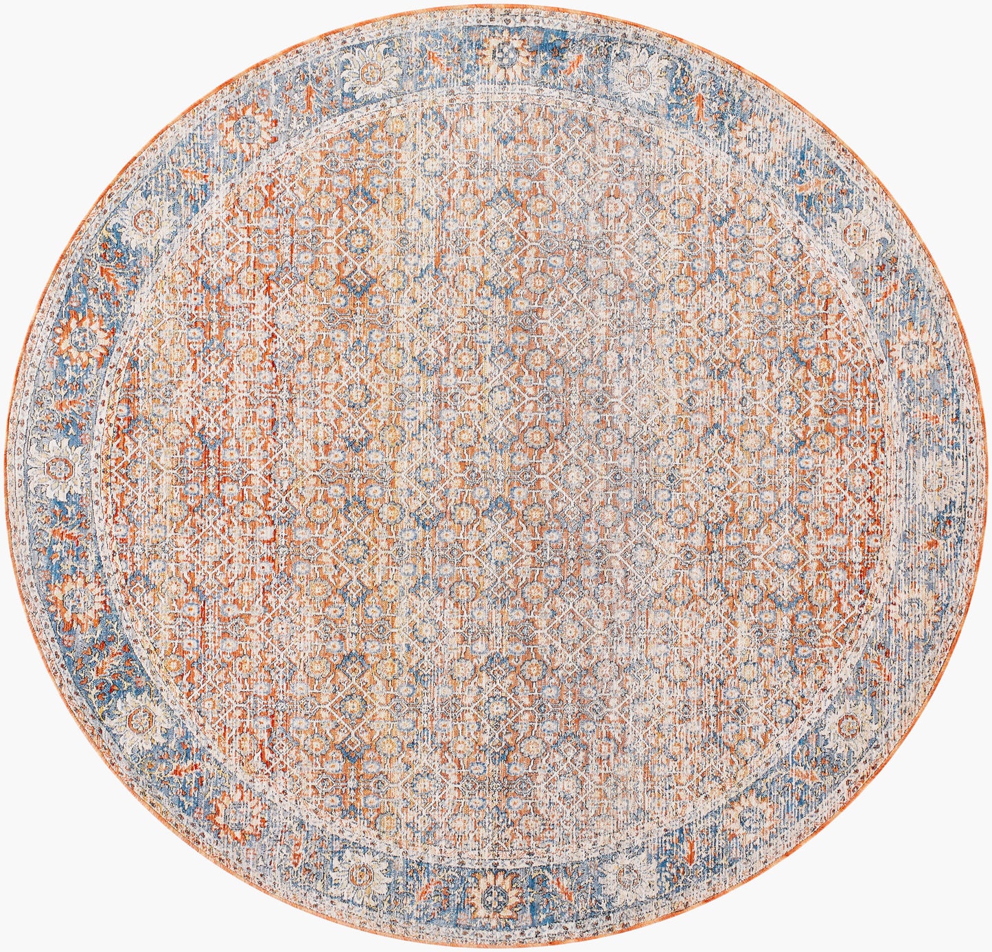 Alfombra redonda tejida a máquina de 1,8 m (6 pies) Chicago CHG-2304